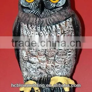 OEM Blow Molding Animal Crafts OWL Hunting Decoy Plastic Decoy For Sale thumbnail-1