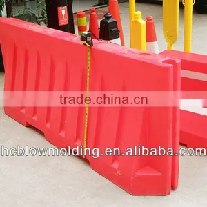 OEM Blow Molding Large Plastic PE PVC Road Barrier ,Traffic Road Block 1.2m Design thumbnail-4