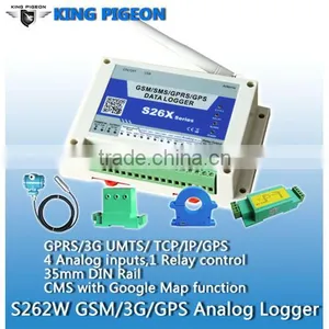 King Pigeon S262W GSM/3G WCDMA Industrial GPS Data Logger With Ultra-low/Low/High/Ultra-High Alarm Monitoring thumbnail-1