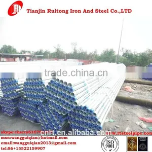 Thread Hot Dipped Galvanized Steel Pipe Used in Water Pipe Delivery thumbnail-1