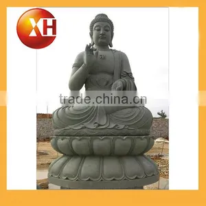 Hand Carved Paintings of Buddha Faces Statue for Garden Decoration thumbnail-3
