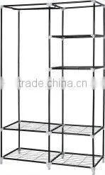 Vivinatur Double Canvas Woven Wardrobe Clothes Storage Cabinet thumbnail-2