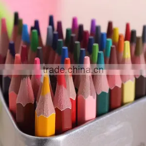 Factory Wholesale Anti Breaking Artist Quality 7 Inch Wood Water Colored Pencil Set thumbnail-4