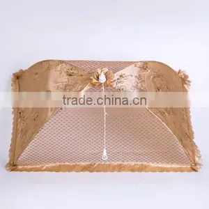 White Food Cover Tent, 16 Inch, Reusable and Collapsible, Keep Out Flies, Bugs, Mosquitos thumbnail-2
