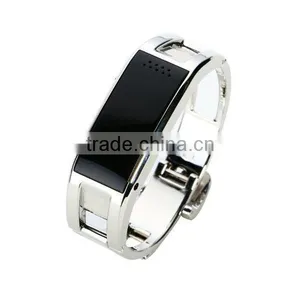 Stainless Steel Smart Watch, Sleep Mornitoring Smart Bracelet, OLED Screen Bluetooth Watch thumbnail-1