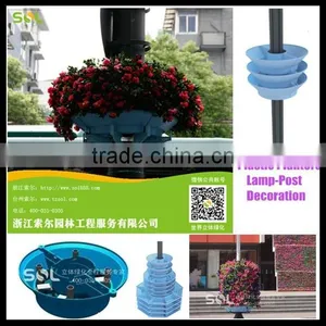 Vertical Garden Planters for Lamp Post Greening Decoration, Lamp Post Planter thumbnail-3
