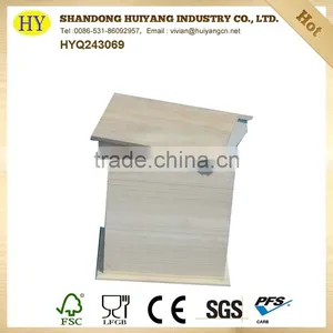 Unfinished Cheap Factory House Shape Wood Tissue Box thumbnail-3