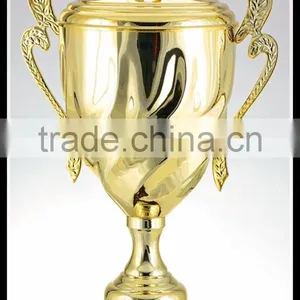 Custom Design 2016 Big Size Sports Gold Plate Metal Trophy Cup Factory thumbnail-1