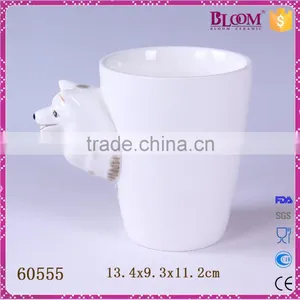 3D Lovely Animal Desgin Wholesale Ceramic Mugs thumbnail-3