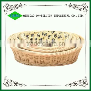 Decorative Wicker Pet House Cat Bed Wholesale thumbnail-2