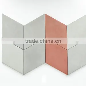 Grey Black Concret Cubic Porcelain Floor and Wall Tile thumbnail-2