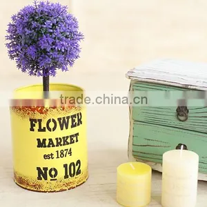 Wholesale Decorative Baby Bucket Small Metal Hanging Flower Bucket thumbnail-2