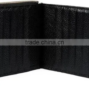 Genuine Leather Multi Card Holder Wallet With Zipper Pocket for Men&Women thumbnail-5