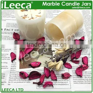 2017 Pillar Marble Stone Candle Jars for Home Decoration thumbnail-4