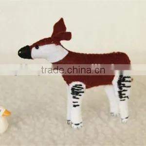 2017 Mini Felt Okapi Plush Decoration Made in China thumbnail-1