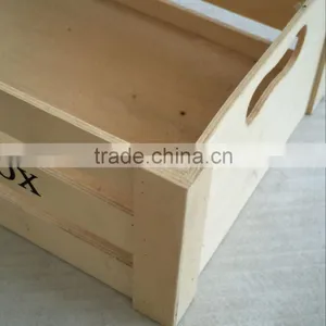 Natural Color Plywood Wooden Crate for Milk Friut thumbnail-4