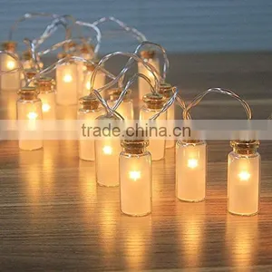 Vintag Glass Jar LED Christmas Fairy Light Chain thumbnail-1
