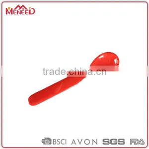 1 Cent Items Yogurt Yoghurt Red Small Plastic Soup China Facrory Spoon Bulk Scoops thumbnail-1