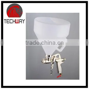 High Quality Professional 6L Plastic Cup Air Hopper Spray Gun thumbnail-3