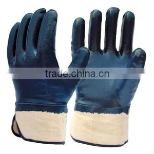 Nitril Full Coated Rib Cuff Welding Gloves From Guangzhou Supplier thumbnail-1