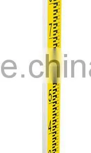 Telescopic 5 Meter 5 Section Aluminum Grade Leveling Rod Tenths 10th Staff Stave thumbnail-3