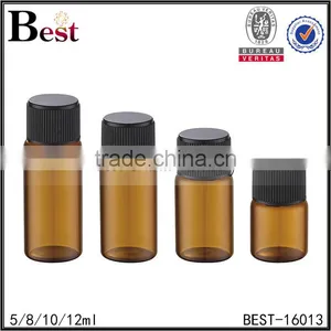 5 / 8 / 10 / 12ml Cost Price High Quality Glass Bottle Amber Screw Cap Essential Oil Bottle Glass Vial Bulk Buy From China thumbnail-5