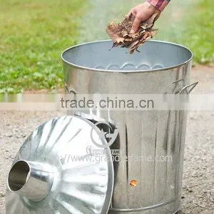 Incinerator 75L/90L/100L Galvanized Garden Incinerator thumbnail-5