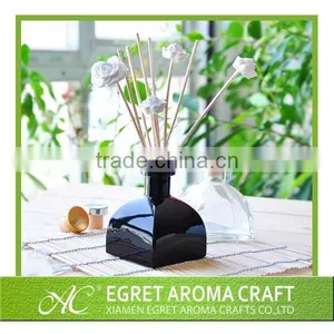 Home Decoration Hot Sales 100ML Black Glass Bottle With Rattan Sticks Aroma Reed Diffuser thumbnail-2