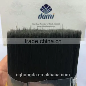 BLACK PET HOLLOW TAPERED FILAMENT FOR PAINT BRUSH MAKING thumbnail-1