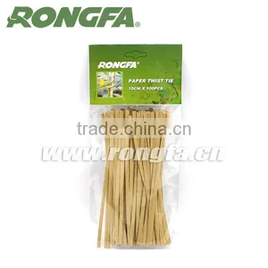 4mm x 25cm Degradable Kraft Paper Vine Yard Twist Ties thumbnail-5