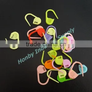 Knitting Tool Accessory No Coil 22mm Colored Stitch Holder Marker thumbnail-1