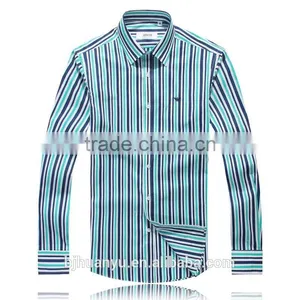 Twill Pontied T/C Dress Shirt for Men 2015 thumbnail-3