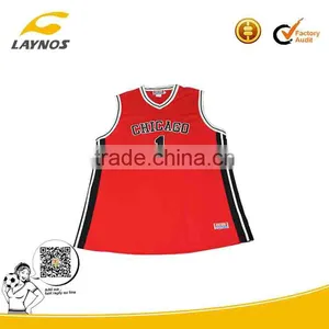 Hot Sale no Logo Basketball Jersey Uniform Design thumbnail-1