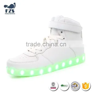 HFR-TS346-8 Factory Price Low MOQ Lovers Blue Sneaker Led Shoes Display thumbnail-3