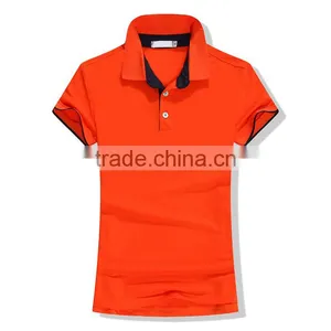 Fancy Design Custom Wholesale Women Slim Fit Sport Polo Shirt thumbnail-2