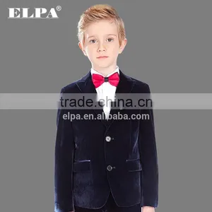 ELPA 2016 Fancy Children Suit Warm 3 Piece Velvet Boys Casual Suit thumbnail-1