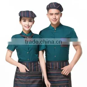 OEM ODM Restaurant Uniform Bar Waitress Waiter Hotel Uniform Manufacturer thumbnail-3