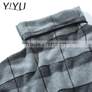 Winter Fall Cashmere Pullover Women Long Sleeve Geometric Knit Sweater thumbnail-4