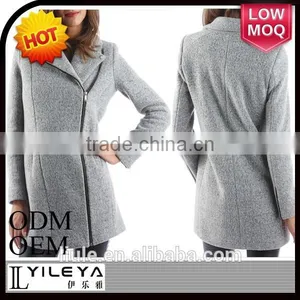 Latest Minimalist Biker-style Luxury Women Corduroy Winter Coat With Zipper thumbnail-1