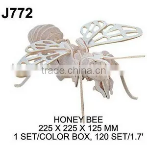 J772 DIY WOODEN PUZZLE SET thumbnail-1