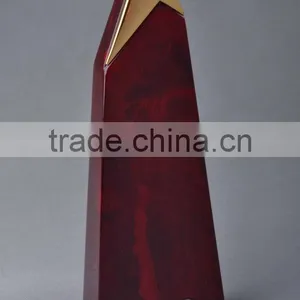 Wooden Award With Golden Star thumbnail-2