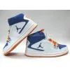 Comfortable Shoes For Women Jordan 1 Retro Yellow Blue Whie thumbnail-2