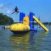 Outdoor Large Inflatable Water Toys With Climb , Slide And Launch Bag thumbnail-1