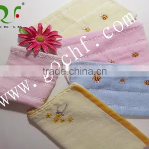 Soft 100% Cotton Cut Pile Embroidered Face Towel thumbnail-4