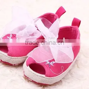 Pretty Bowknot Summer Baby Girl Princess Shoes thumbnail-2