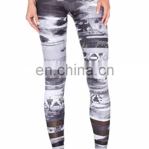 Custom Design Casual Yoga Wear Sex Compression Pants Women Printed Fitness Leggings thumbnail-5