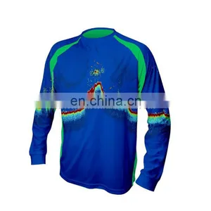 OEM Round Neck Protection Custom Functional Fishing Shirts thumbnail-1