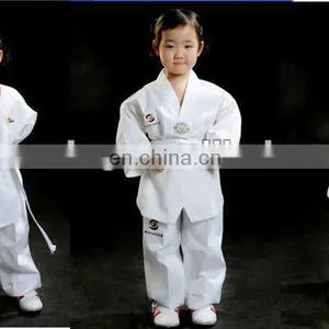 Kids Taekwondo Uniform TKD Martial Arts Gi- White thumbnail-1