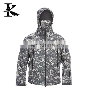 Wholesale Camouflage Hunting Waterproof Softshell Jacket thumbnail-3