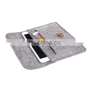 2017 Warm Wool Felt Sleeve Carrying Case Mobile Phone Pouch Bag thumbnail-1
